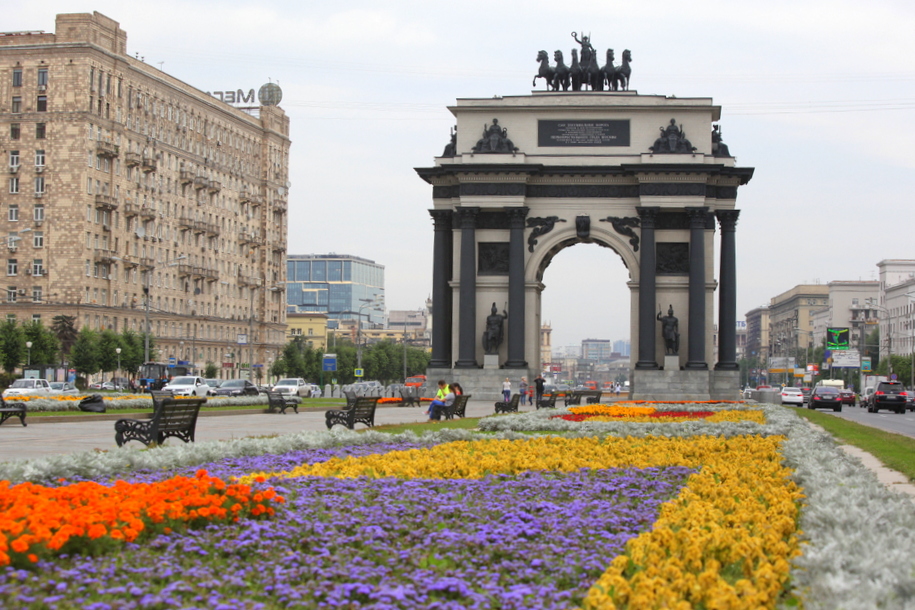 Триумфальная арка на Кутузовском проспекте