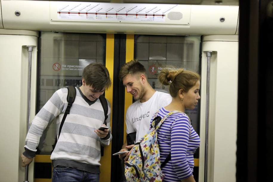 В московском метро запустили прямой телеэфир
