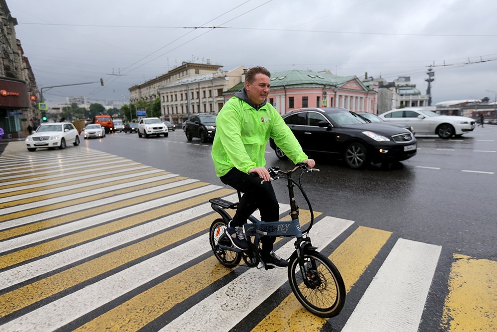 Антон Кульбачевский принял участие в акции «На работу на велосипеде»