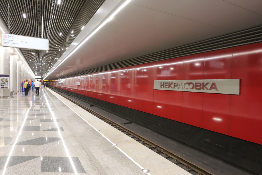 Более миллиона человек воспользовались новыми станциями Некрасовской линии метро с 3 июня