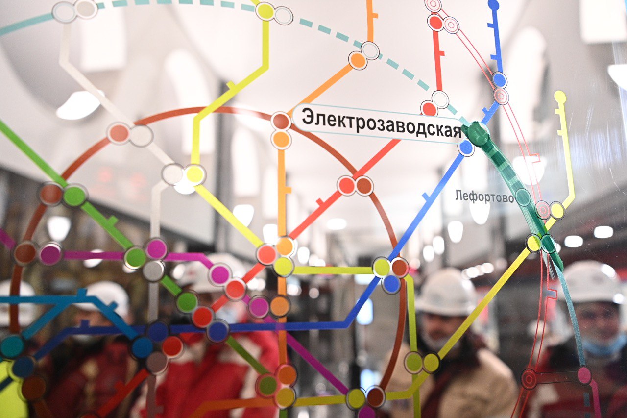 Подземная пересадка со станции БКЛ метро «Электрозаводская» на синюю ветку готова почти на две трети