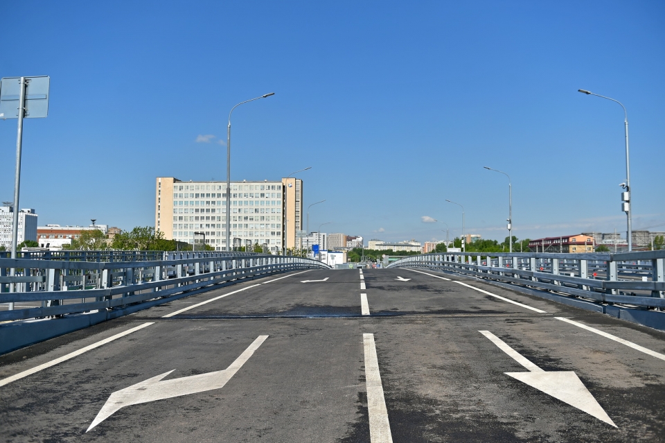 Реконструкция Старо-Рублевского путепровода завершена на треть