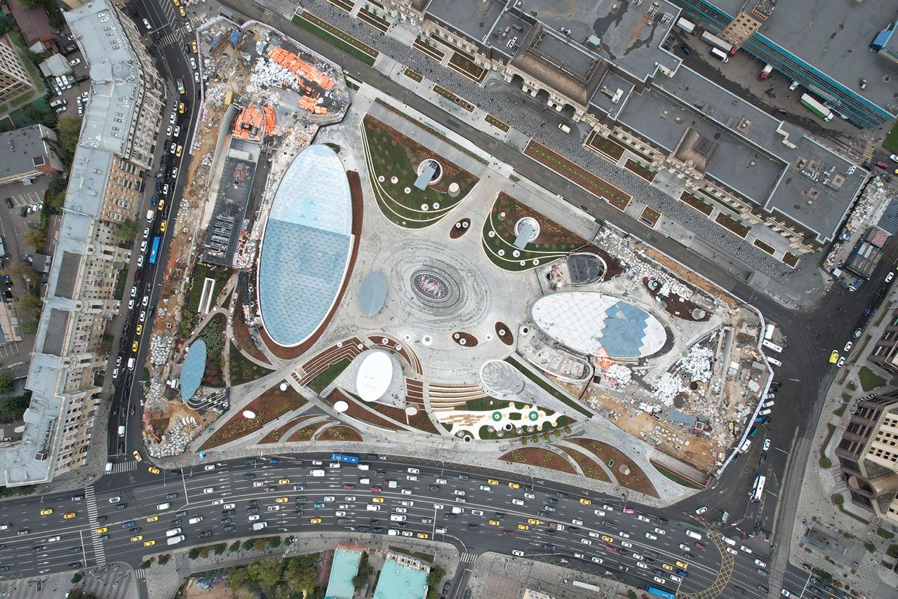 На Павелецкой площади завершено строительство подземного торгового комплекса