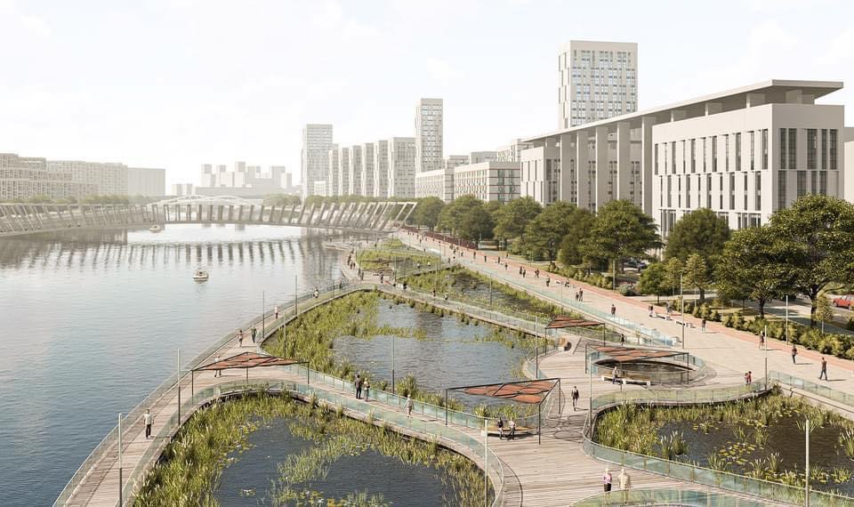 Утвержден проект планировки набережной Москвы-реки от ЗИЛ до парка «Остров мечты»