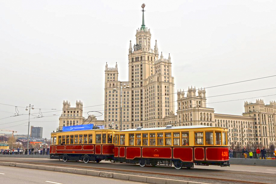 Парад ретро-трамваев пройдет в Москве