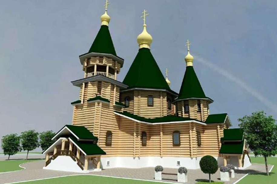 В Москве построят храм из 300-летнего кедра