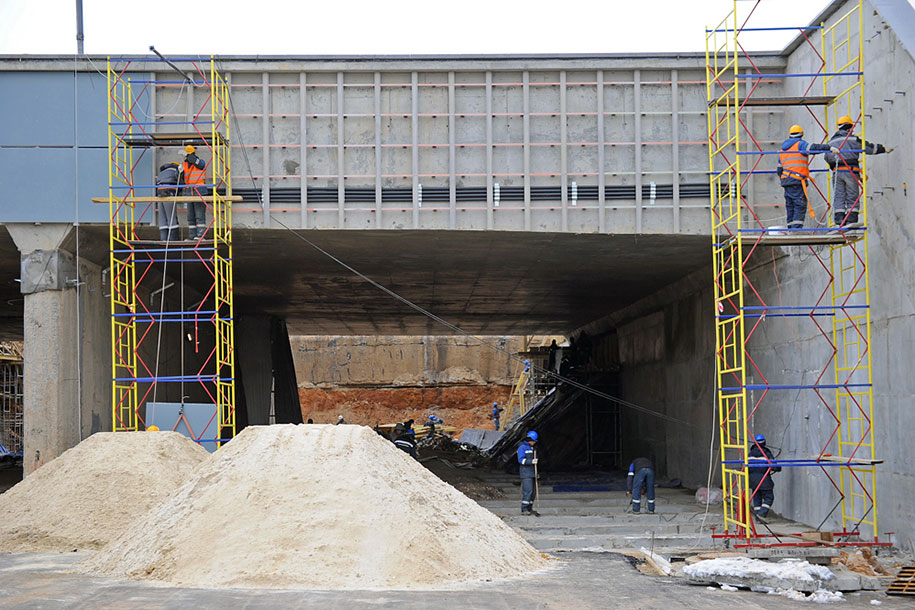 Тоннель под Киевским шоссе готов на 75%