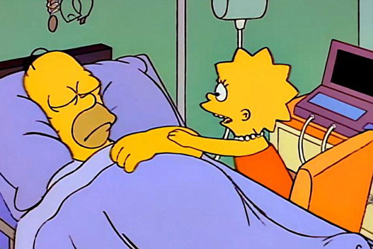 Гомер симпсон в больнице