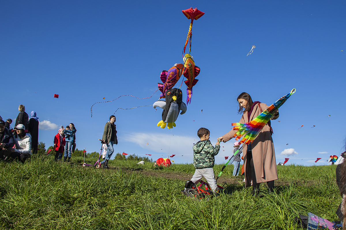 В Царицыно начался фестиваль воздушных змеев «Пёстрое небо»