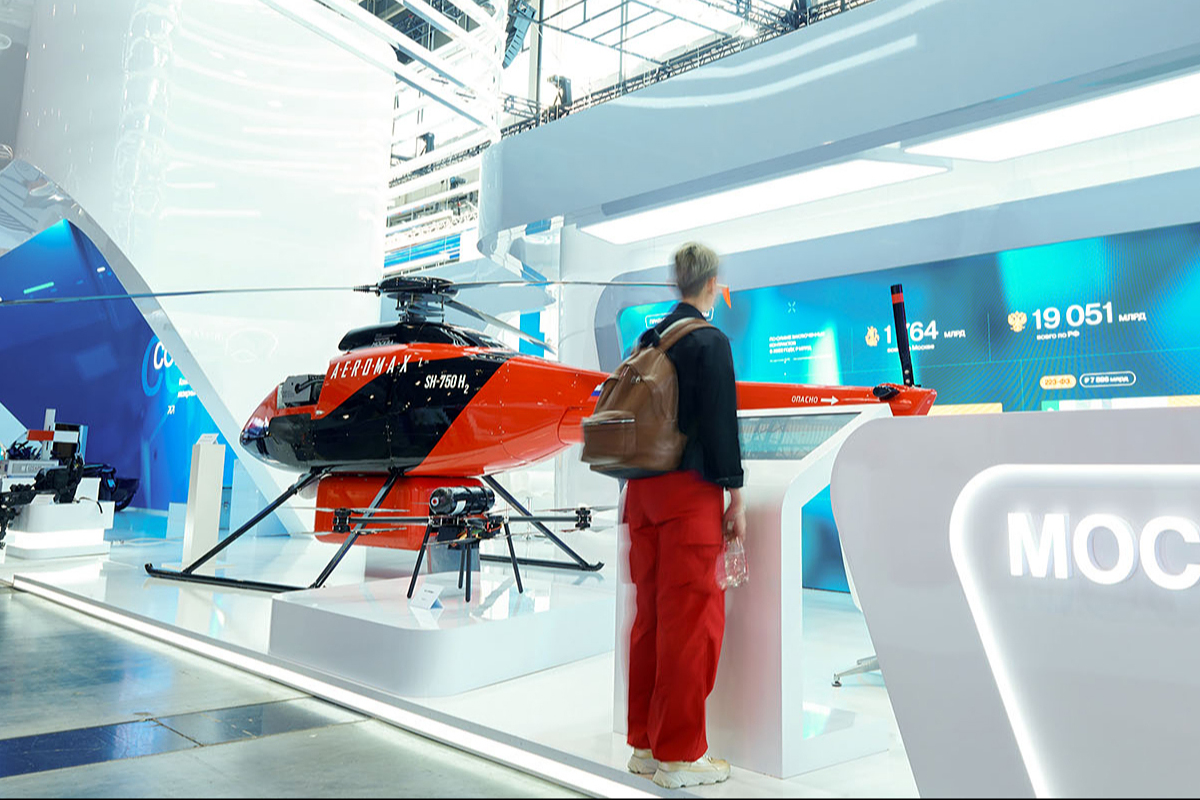 В Москве разработали беспилотный экологичный вертолет