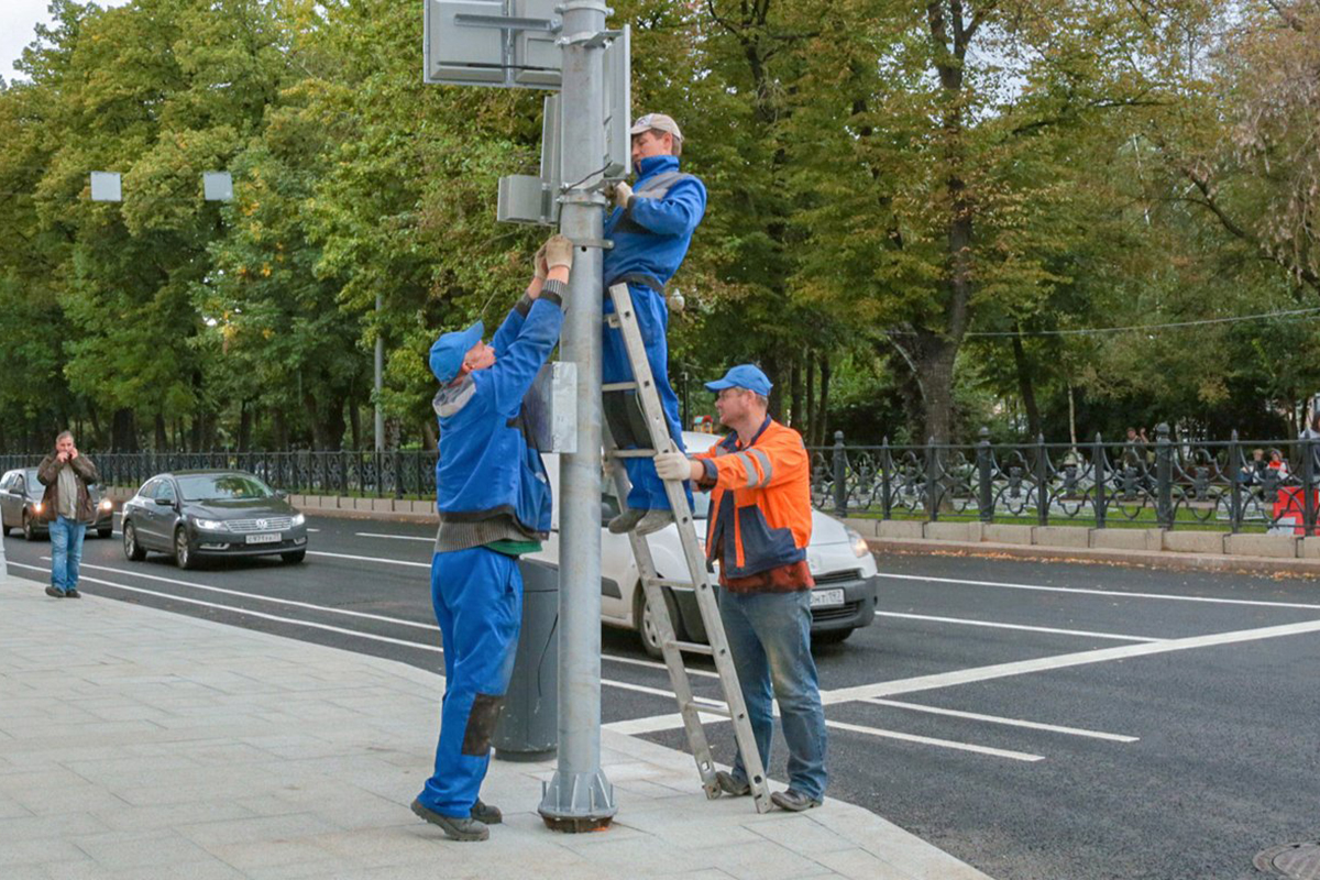 В Москве появились светофоры уменьшенного типа