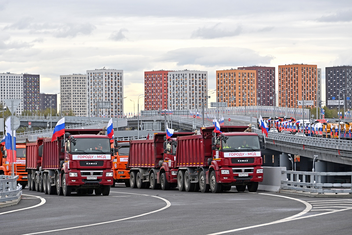 Андрей Бочкарёв: Свыше 27 тысяч тонн металлоконструкций смонтировали на новом участке МСД