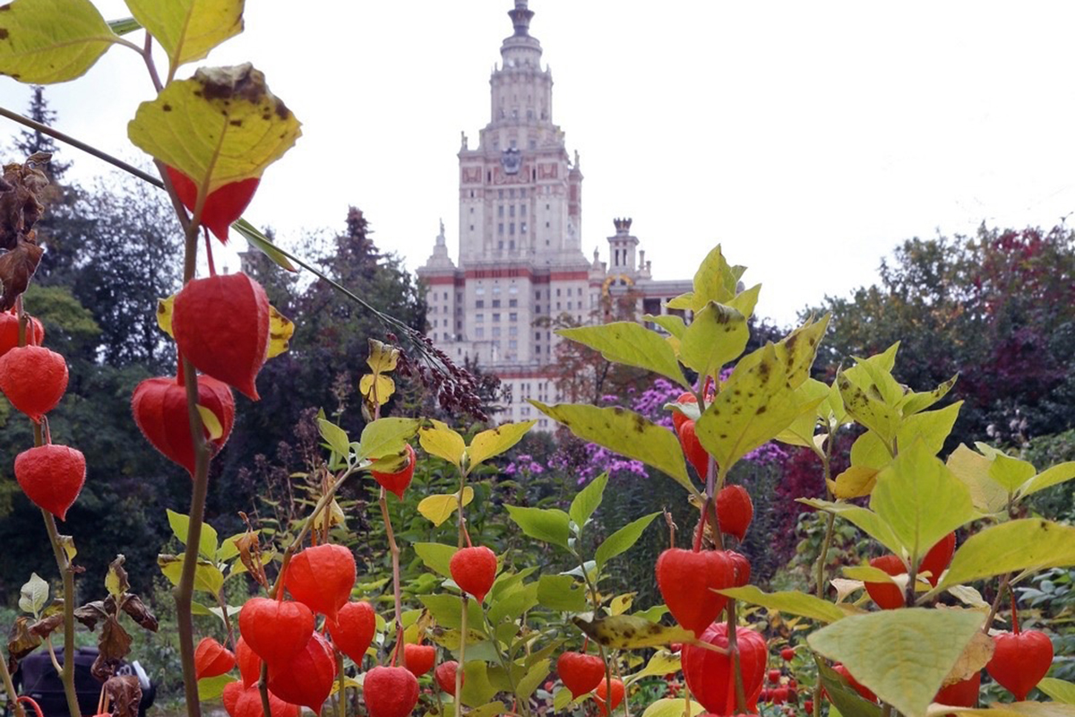 В конце октября Ботанический сад МГУ закроют на зиму
