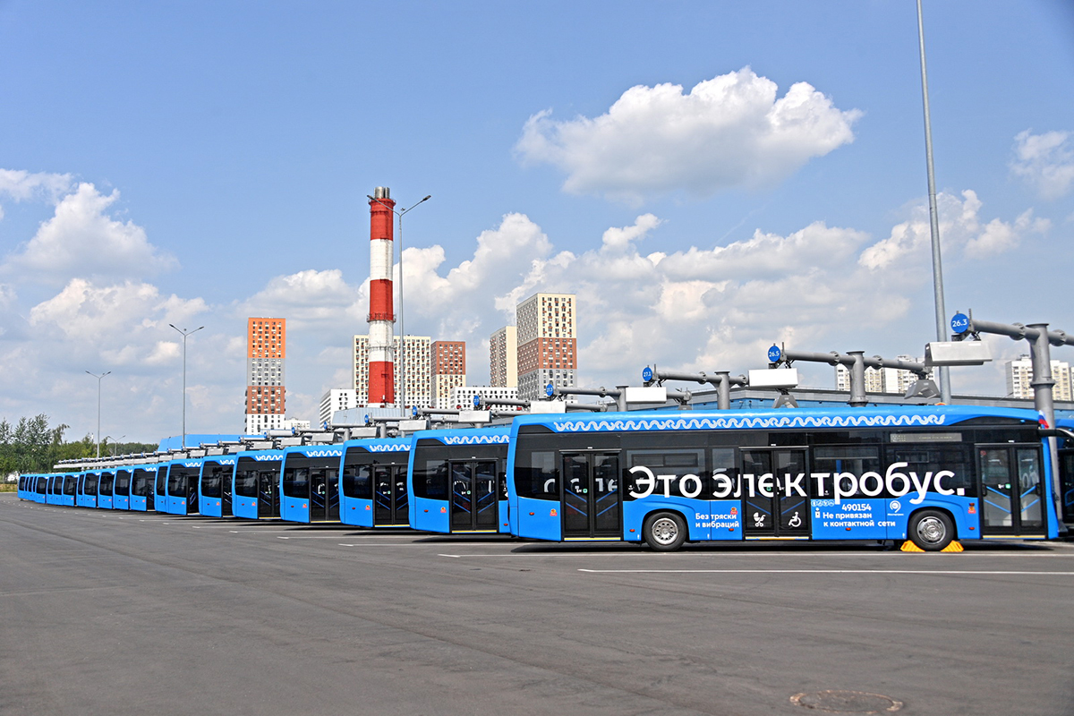 Около 120 электробусов дополнительно выпущены на маршруты Москвы