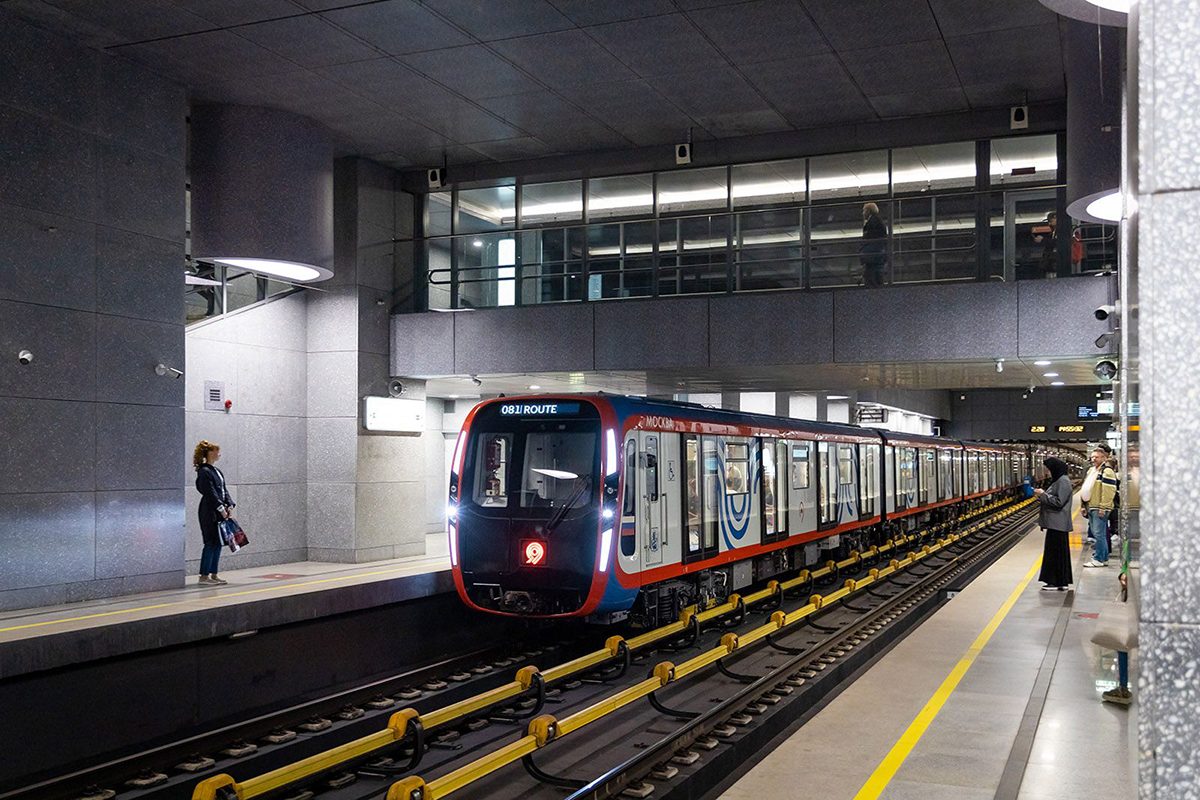 Около 80% составов Калужско-Рижской линии метро заменили на новые — Собянин