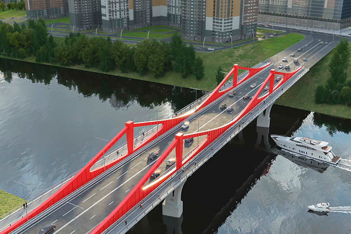 Мост через Москву-реку планируют сдать в эксплуатацию в 2025 году