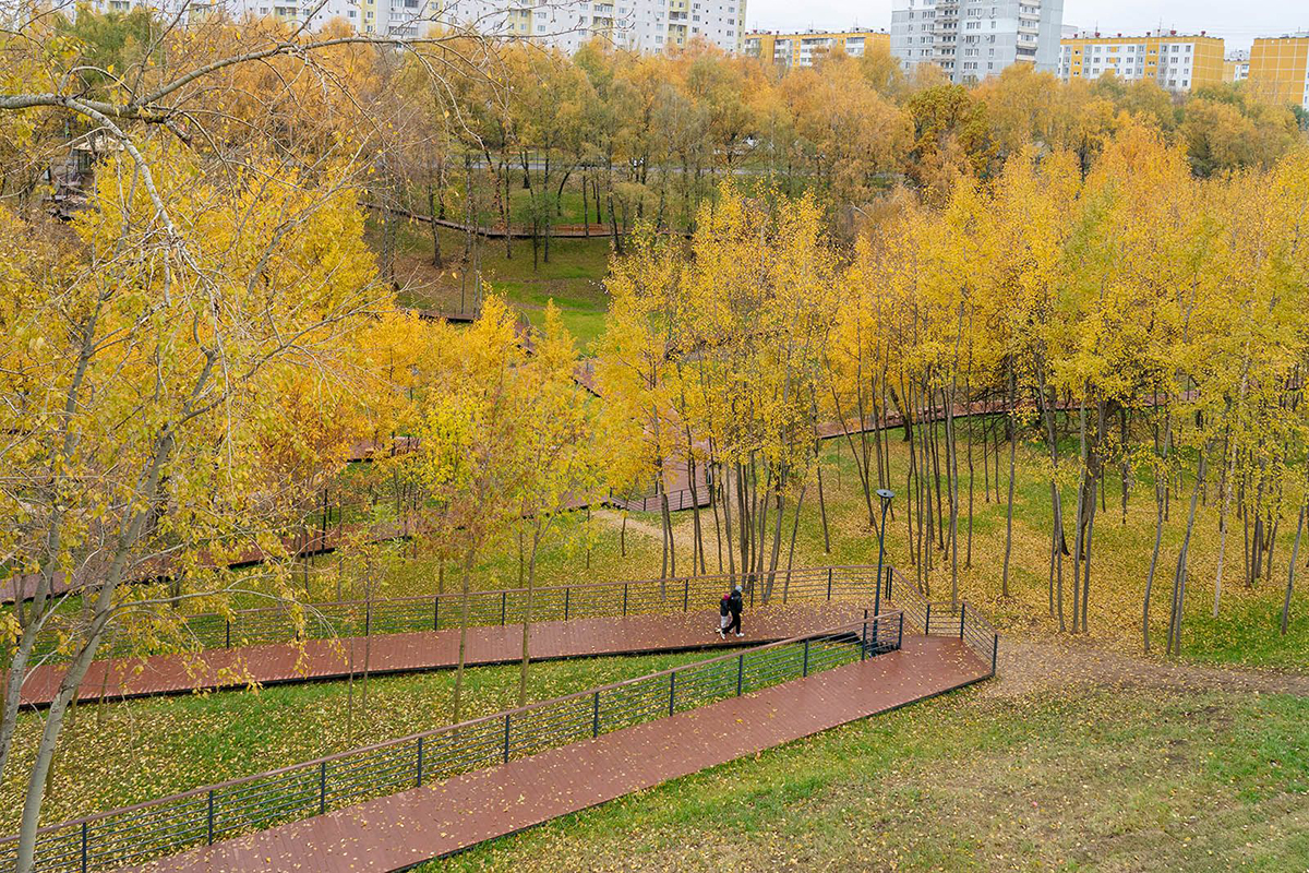 Собянин: Парк в поймах Шмелевки и Кузнецовки создан с учетом пожеланий москвичей
