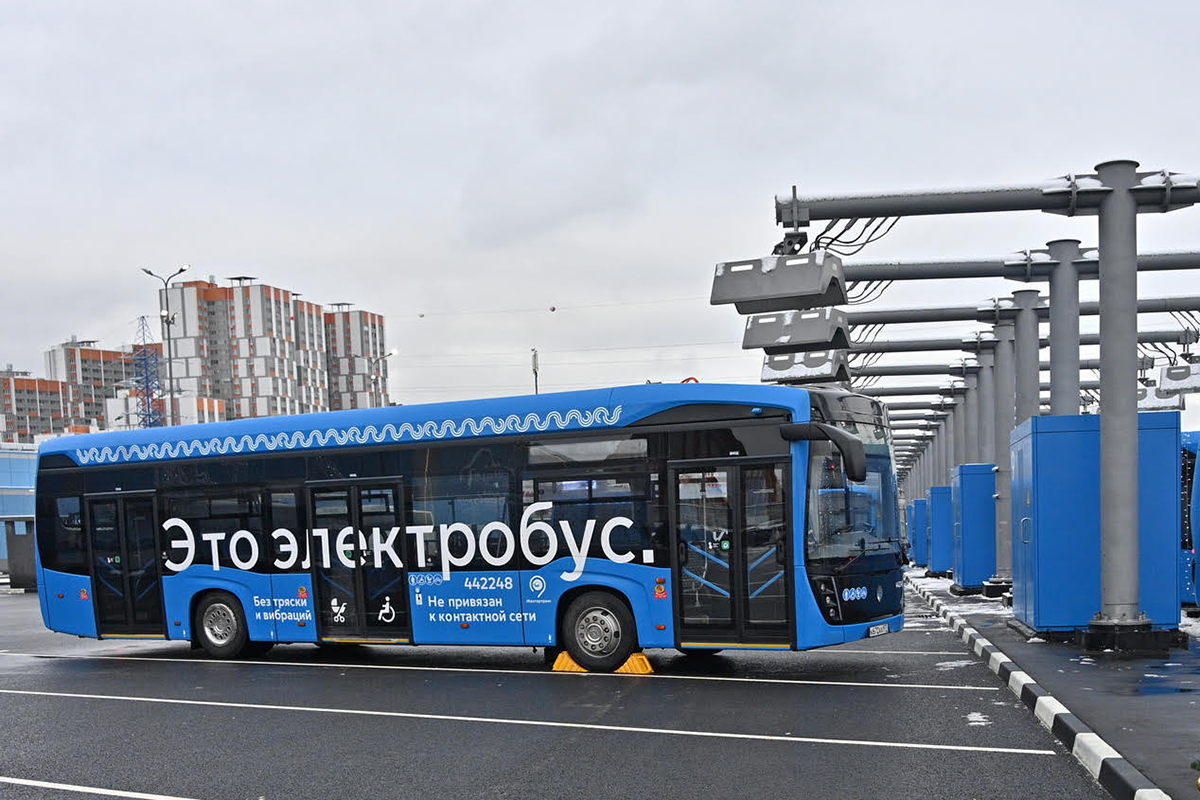 В Москве установят ультрабыстрые зарядные станции для электробусов