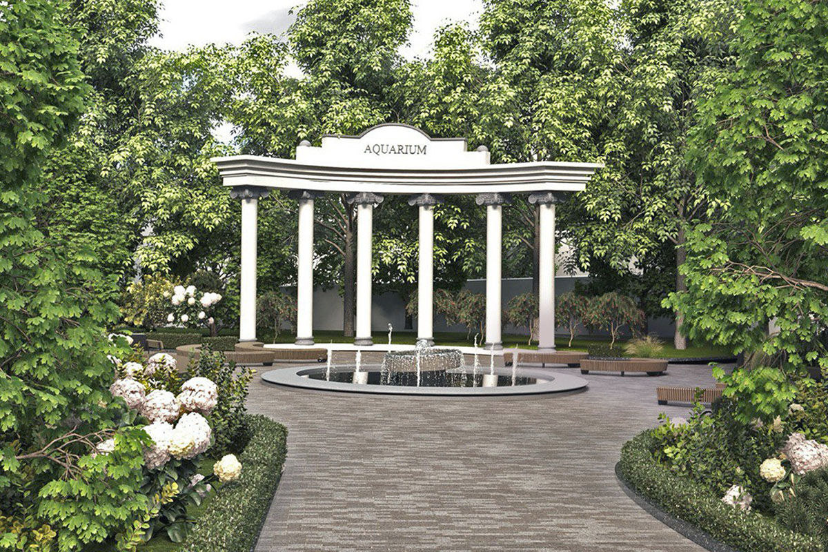Сад «Аквариум» сохранит исторический облик после благоустройства — Собянин