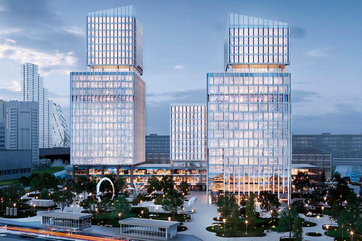 Офисный квартал из трех корпусов с благоустроенным городским пространством появится на юго-западе Москвы