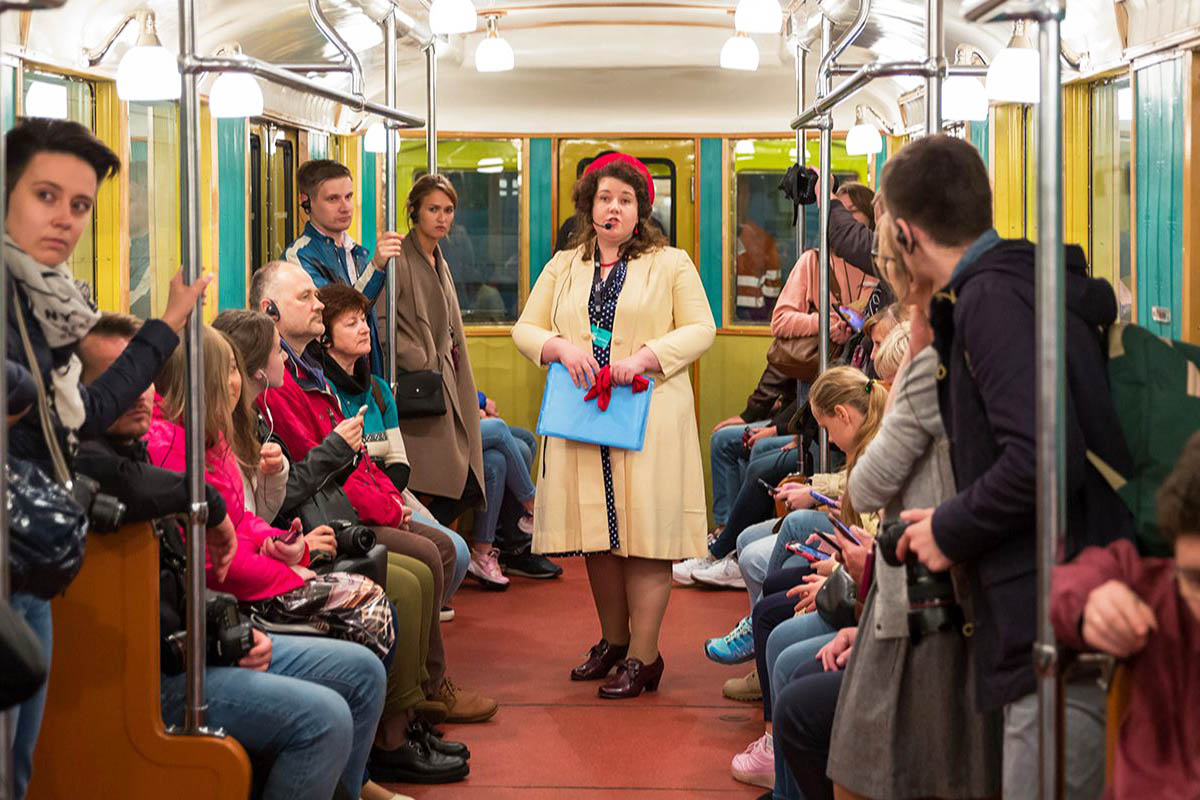 За год в проекте «Экскурсии в метро» поучаствовало более 2 тыс. пассажиров