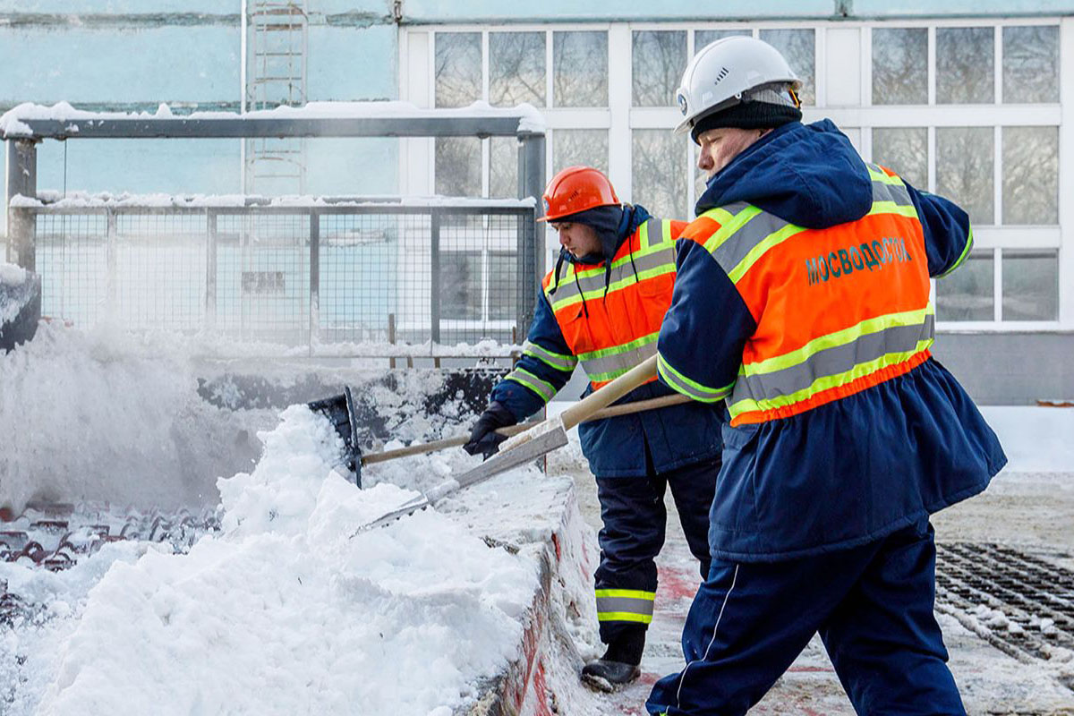 В московской Березовой аллее строят снегосплавный пункт