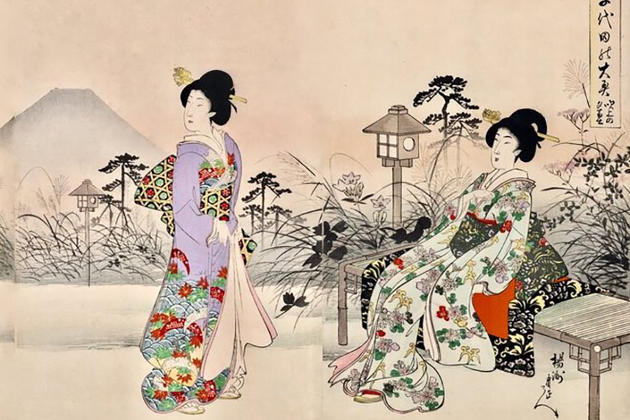 Музей Востока представляет выставку японских гравюр «Красавицы и воины. Тиканобу»