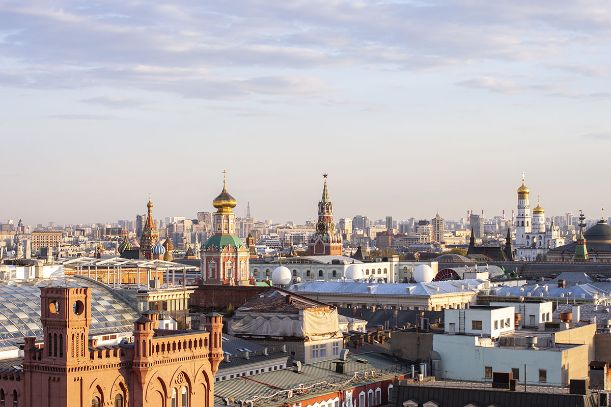 Москва с высоты птичьего полета