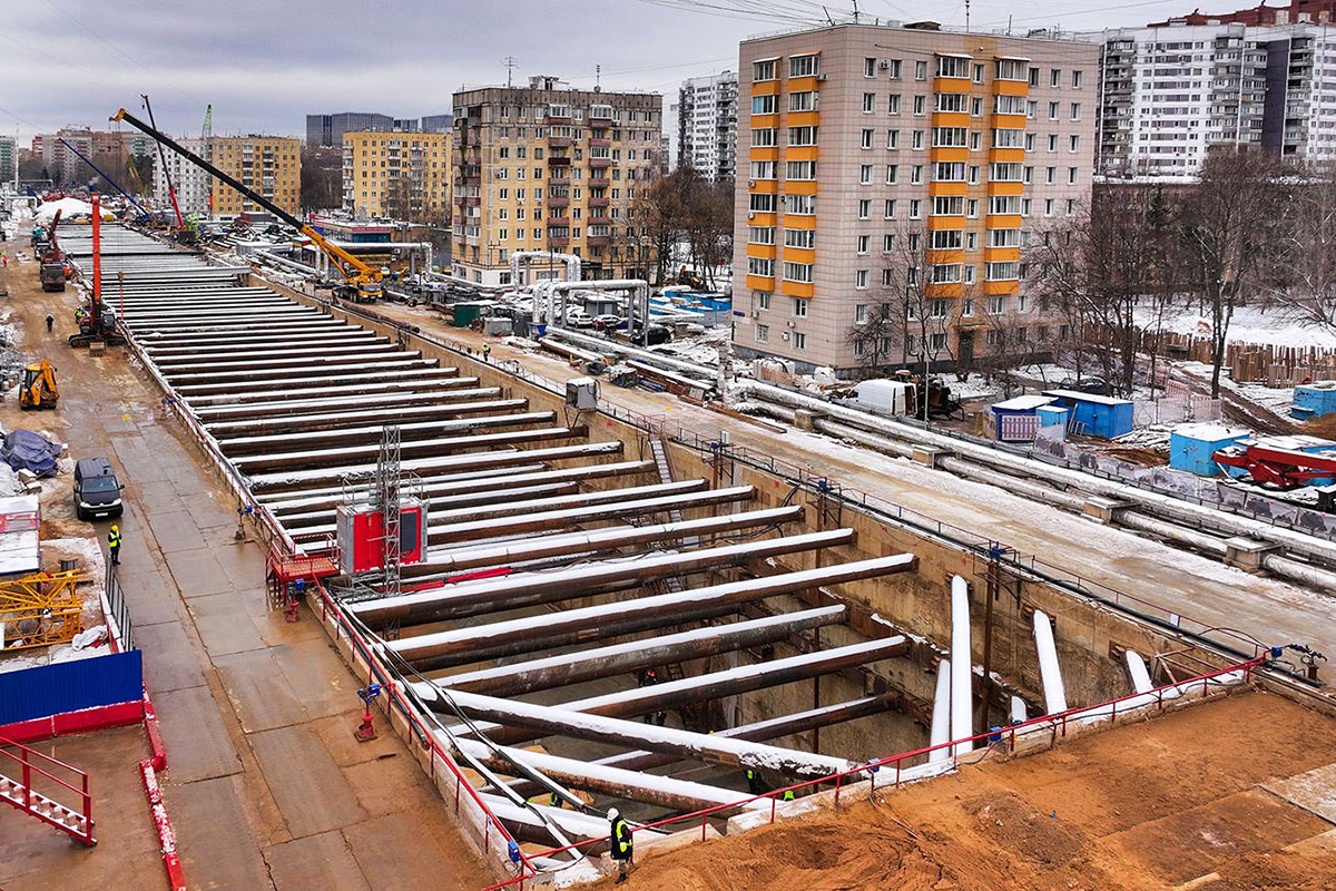 На Рублево-Архангельской линии метро завершилась проходка очередного тоннеля